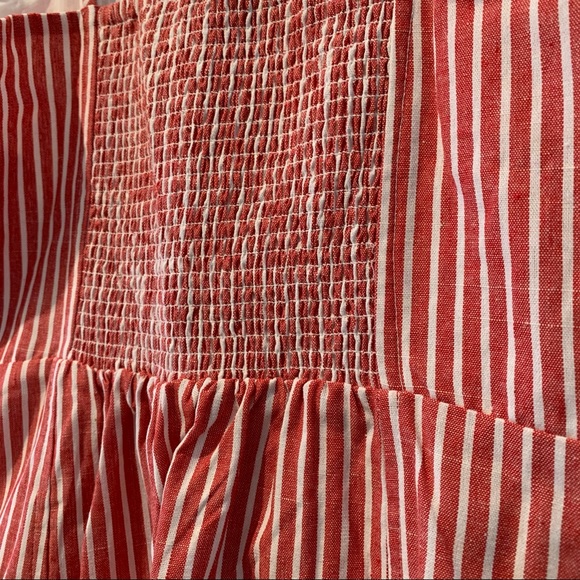 ⭐️ NEW Forever21 Red and White Stripe Dress - Picture 5 of 6